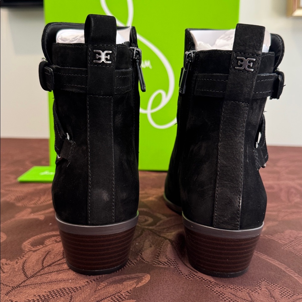Sam Edelman Suede Leather Booties. Size 7 - Picture 8 of 15